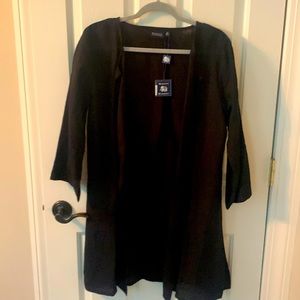 Black linen jacket